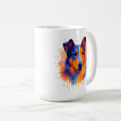 Glätte Collie Coffee Tasse (VorderseiteRechts)