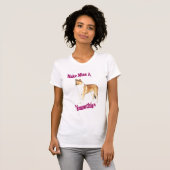 Glatte Collie-Geschenke T-Shirt (Vorne ganz)
