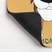 Glatte Collie-Mama Mousepad (Ecke)