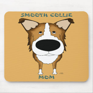Glatte Collie-Mama Mousepad