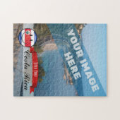 Glatte Costa Rican Flagge Puzzle (Horizontal)