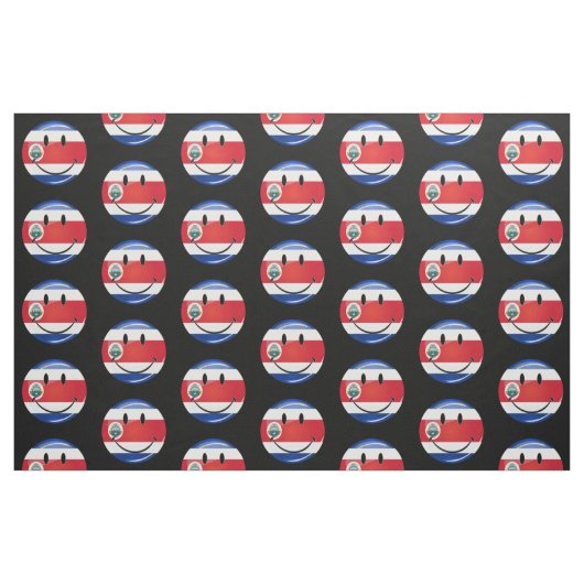 Glatte Costa Rican Flagge Stoff (Fat Quarter (45,7 x 55,9 cm))
