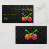 Glatte Duellbanjos Visitenkarte (Vorne/Hinten)