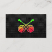 Glatte Duellbanjos Visitenkarte (Rückseite)