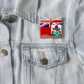 Glatte Flagge von den Bermudas Button (Beispiel)