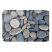 Glatte Fluss-Steine Badematte (Vorderseite)