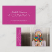 GLATTE FOTOGRAFIE-VISITENKARTE DES FOTOGRAF-%PIPE% VISITENKARTE (Vorne/Hinten)