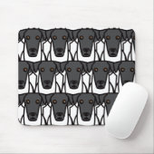 Glatte Foxterrier Mousepad (Mit Mouse)