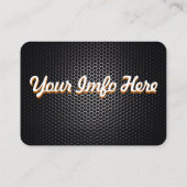 Glatte Gewohnheiten Automobil Visitenkarte (Rückseite)