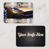 Glatte Gewohnheiten Automobil Visitenkarte (Vorne/Hinten)