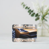 Glatte Gewohnheiten Automobil Visitenkarte (Stehend Vorderseite)