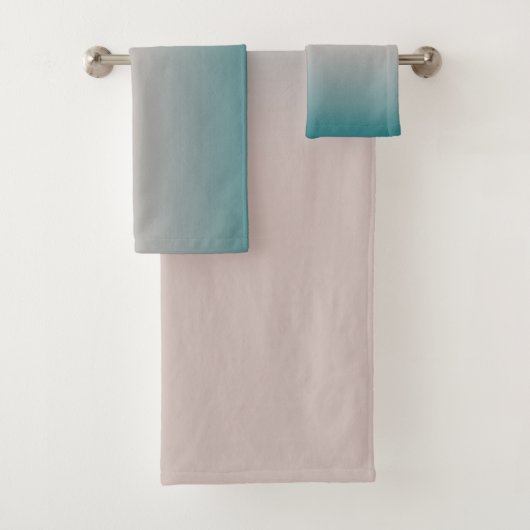 Glatte Gradienten Sommerfarben einfache Farbe Badhandtuch Set (Insitu)