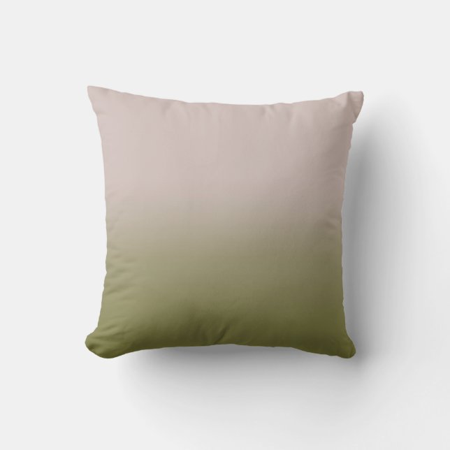 Glatte Gradienten Sommerfarben einfache Farbe Kissen (Vorderseite)