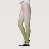 Glatte Gradienten Sommerfarben einfache Farbe Leggings (Links)