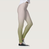 Glatte Gradienten Sommerfarben einfache Farbe Leggings (Rechts)