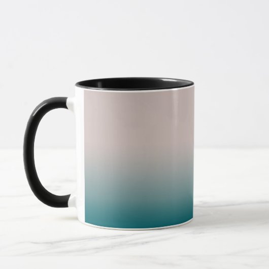 Glatte Gradienten Sommerfarben einfache Farbe Tasse (Links)
