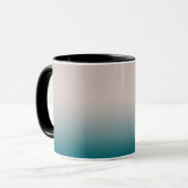 Glatte Gradienten Sommerfarben einfache Farbe Tasse (Vorderseite Links)
