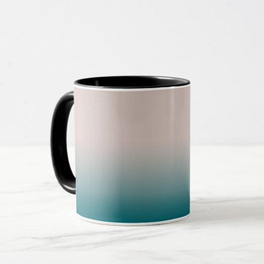 Glatte Gradienten Sommerfarben einfache Farbe Tasse (Vorderseite Links)