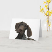 Glatte Graubär-Gruß-Karte Karte (Gelbe Blume)