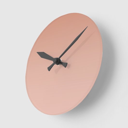 glatte Hautgradient Runde Wanduhr (Winkel)