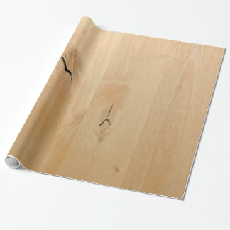 Glatte helle Ahorn-Holz-Platte Geschenkpapier