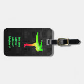 Glatte Kampfkünste Gepäckanhänger (Vorderseite horizontal)