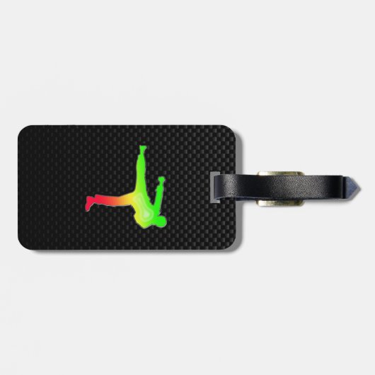 Glatte Kampfkünste Gepäckanhänger (Rückseite horizontal)