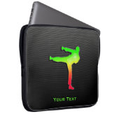 Glatte Kampfkünste Laptopschutzhülle (Vorne Rechts)