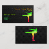 Glatte Kampfkünste Visitenkarte (Vorne/Hinten)