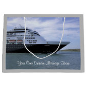 Glatte Kreuzschiff-Bogen-Gewohnheit Große Geschenktüte (Vorderseite)