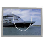 Glatte Kreuzschiff-Bogen-Gewohnheit Große Geschenktüte (Rückseite)