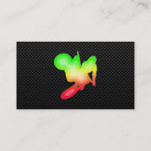 Glatte Motocross-Peitsche Visitenkarte (Rückseite)