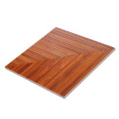 Glatte orange natürliche hölzerne Planken Fliese (Seite)