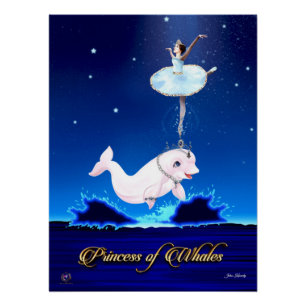 Glatte Plakat-Prinzessin des Wal-Balletts Poster