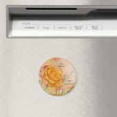 glatte Rose Magnet (In Situ (Geschirrspüler))