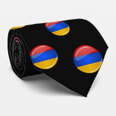 Glatte runde Armenien-Flagge Krawatte (Gerollt)