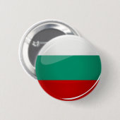 Glatte runde bulgarische Flagge Button (Vorne & Hinten)