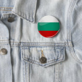 Glatte runde bulgarische Flagge Button (Beispiel)