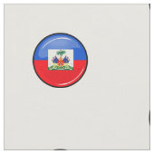 Glatte runde haitianische Flagge Stoff (Nahaufnahme)