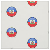 Glatte runde haitianische Flagge Stoff (Muster)