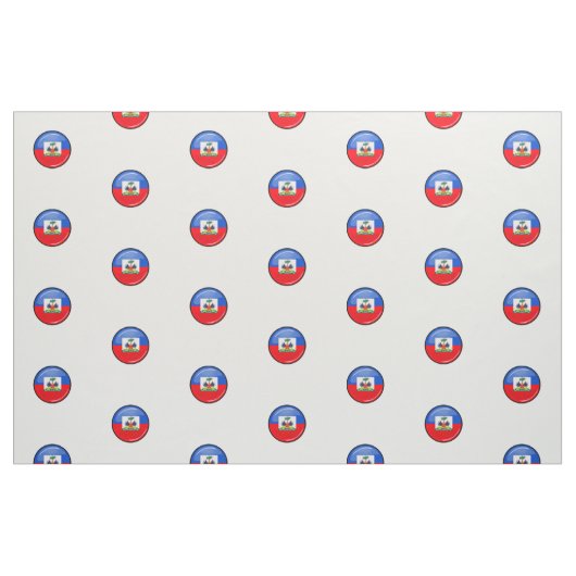 Glatte runde haitianische Flagge Stoff (Fat Quarter (45,7 x 55,9 cm))