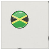 Glatte runde jamaikanische Flagge Stoff (Nahaufnahme)