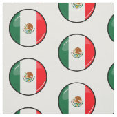 Glatte runde mexikanische Flagge Stoff (Muster)