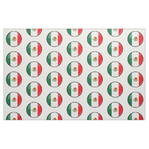 Glatte runde mexikanische Flagge Stoff