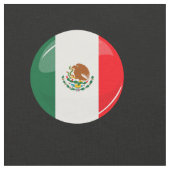 Glatte runde mexikanische Flagge Stoff (Nahaufnahme)