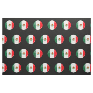 Glatte runde mexikanische Flagge Stoff