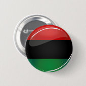 Glatte runde Pan-Afrikanische Flagge Button (Vorne & Hinten)