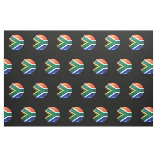 Glatte runde südafrikanische Flagge Stoff (Fat Quarter (45,7 x 55,9 cm))