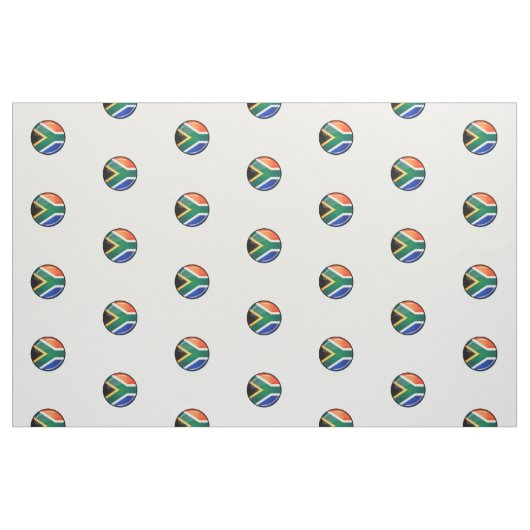 Glatte runde südafrikanische Flagge Stoff (Fat Quarter (45,7 x 55,9 cm))