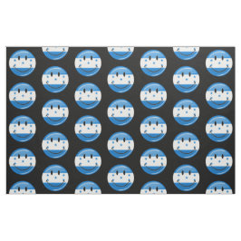 Glatte Runden-lächelnde honduranische Flagge Stoff